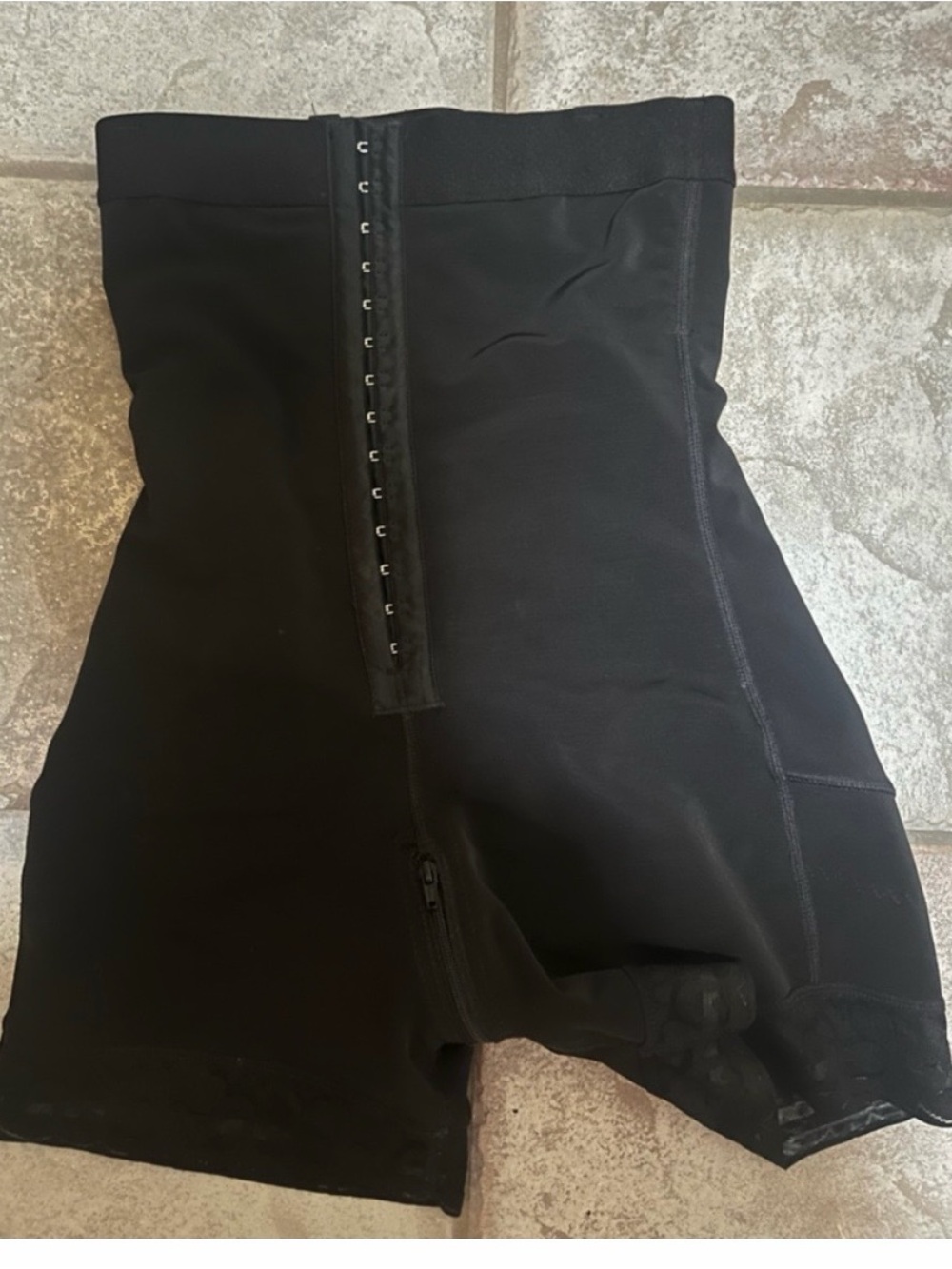 High-Waist Black Shaping Shorts